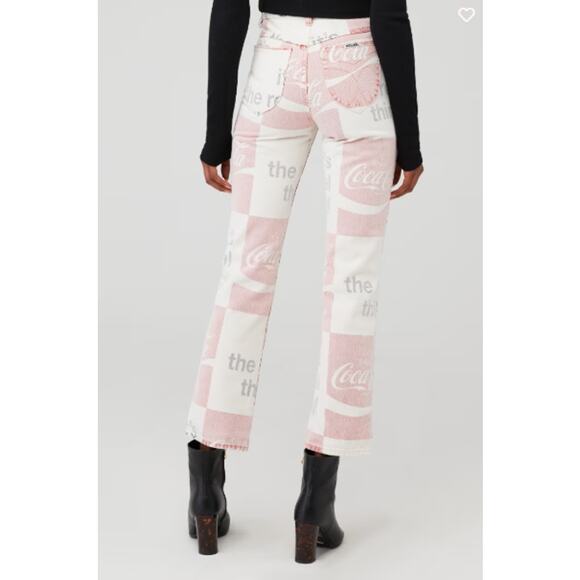 Rollas Jeans Womens 28 Original Straight Coca Cola High Rise Retro Streetwear - Picture 4 of 16